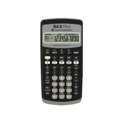 Calculatrice financière BA II Plus - pour étudiants en finance, comptabilité et gestion