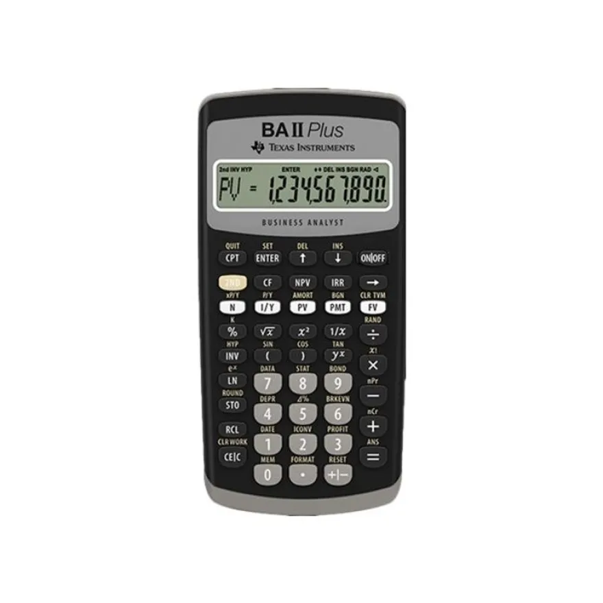 Calculatrice financière BA II Plus - pour étudiants en finance, comptabilité et gestion
