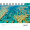 Calendrier chevalet 16x18cm 12 mois Aquarupella - Nature