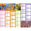 Calendrier Color Story - 6 mois par face - 55 x 40,5 cm - Oberthur