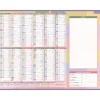 Calendrier Emploi du Temps Famille Medium - 32 x 42 cm - Bouchut