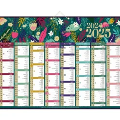 Calendrier Floral - 8 mois par face - 40,5 x 55 cm - Bouchut