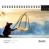 Calendrier mensuel à spirales 16x18 cm - Voyages