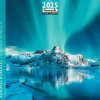 Calendrier mensuel 30x30 cm - 16 mois - Aurores boréales