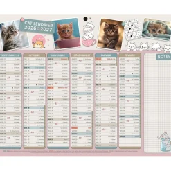 Calendrier Mini - 21 x 26,5 cm - Bouchut