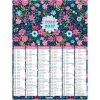 Calendrier Petites Fleurs - 6 mois par face - 32 x 42 cm - Oberthur