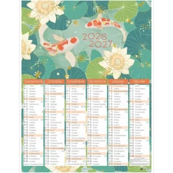 Calendrier Tokyo - 6 mois par face - 32 x 42 cm - Oberthur