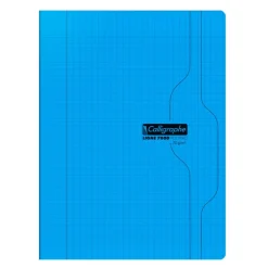 Calligraphe 7000 - Cahier 24 x 32 cm - 96 pages - grands carreaux (Seyes) - 70g - bleu