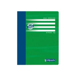 Calligraphe 7000 - Cahier de brouillon 17 x 22 cm - 96 pages - grands carreaux (Seyes)