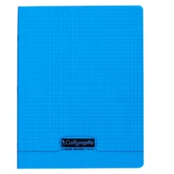 Calligraphe 8000 - Cahier polypro - 17 x 22 cm - 96 pages - petits carreaux (5x5 mm) - disponible dans différentes couleurs