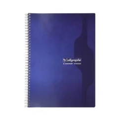 Calligraphe 7000 - Cahier reliure intégrale 21 x 29.7 cm - 180 pages - grands carreaux (Seyes) - bleu
