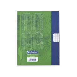 Calligraphe 7000 - Cahier de brouillon - 17 x 22 cm - 48 pages - grands carreaux (Seyes) - 100% recyclé