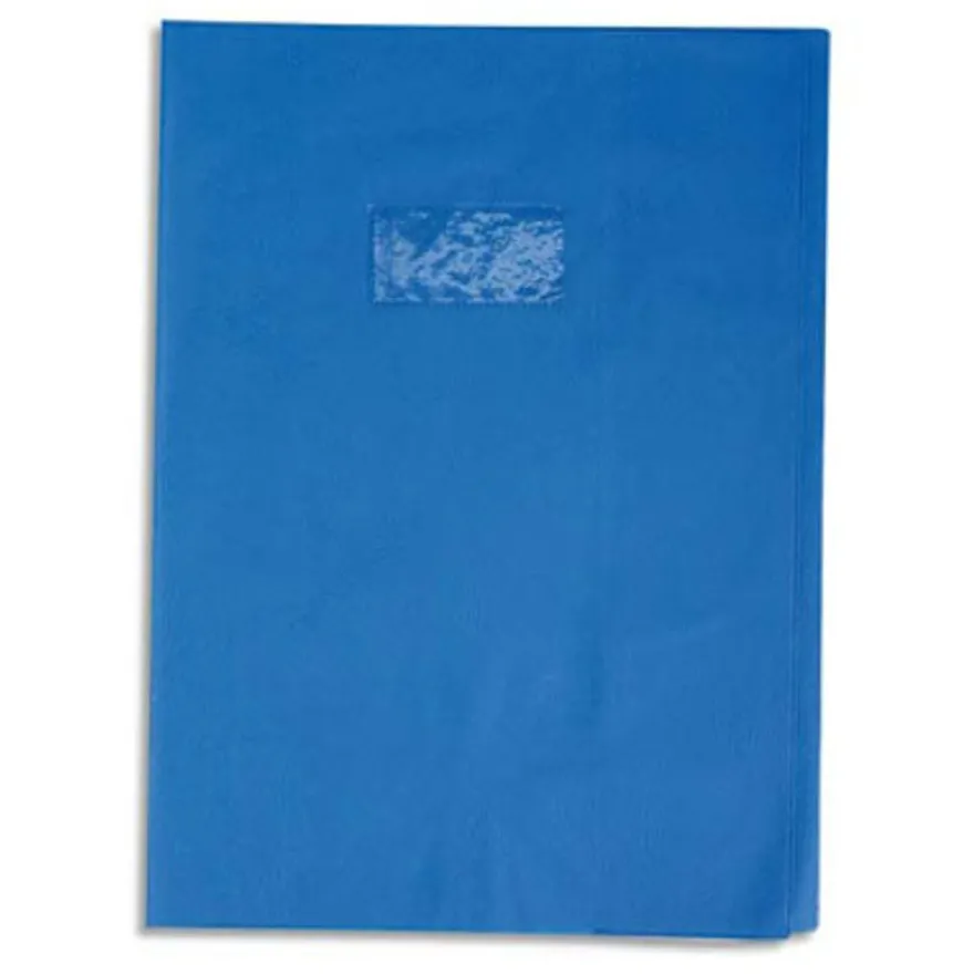 Calligraphe - Protège cahier sans rabat - 24 x 32 cm - grain losange - bleu