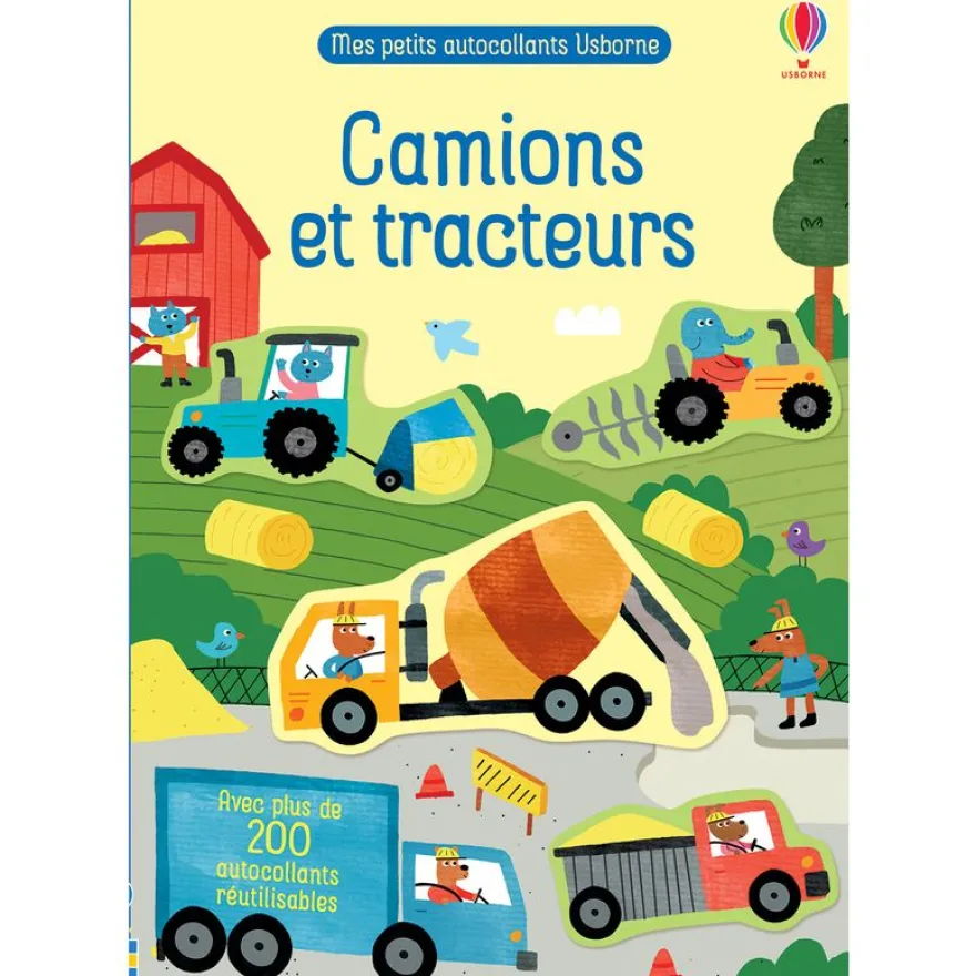 Camions et tracteurs - Mes petits autocollants Usborne