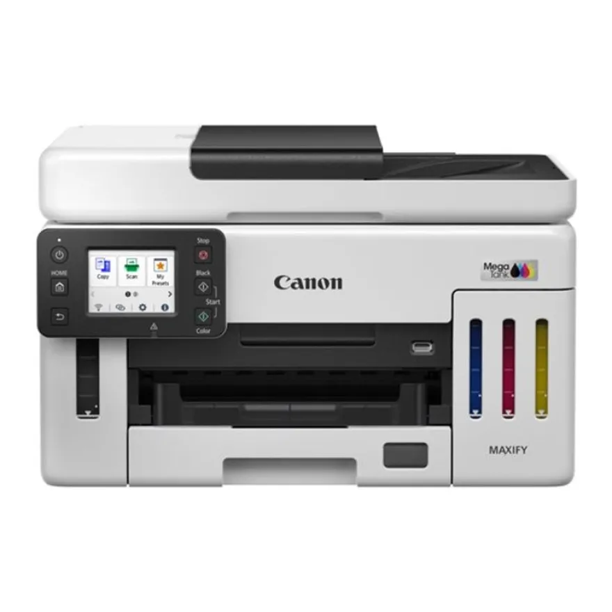 Canon MAXIFY GX6150 MegaTank - Imprimante multifonction jet d'encre couleur A4 - USB 2.0, Wi-Fi(n), LAN