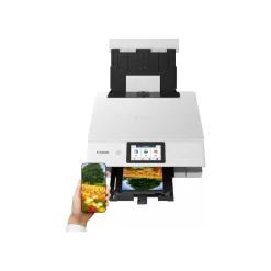 Canon PIXMA TS8751 - imprimante multifonction Jet d'encre couleur - A4 - Wifi - blanche
