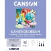 Canson - Cahier à dessin 17 x 22 cm - 32 pages - 120g - blanc
