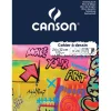 Canson - Cahier à dessin 24 x 32 cm - 24 pages - 125g - blanc