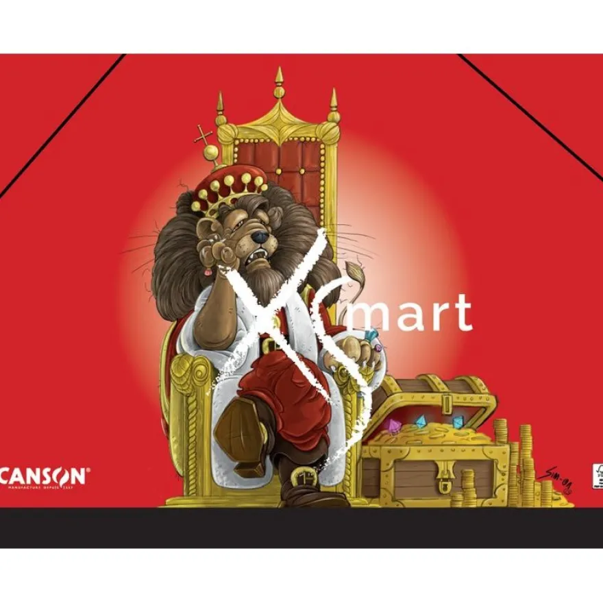CANSON - Carton A Dessin - 32x45cm - Edition XSMART : Lion - danseurs - snowboarders