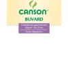 Canson - Pochette buvard - 12 feuilles - 16 x 21 cm - 125g - blanc