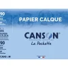 Canson - Pochette papier calque - 10 feuilles - A3 - 90 gr