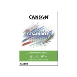 Canson Graduate - Bloc dessin - 30 feuilles - A3 - 160 gr