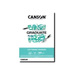 Canson Graduate Lettering Marker - Bloc dessin - 20 feuilles - A4 - 180 gr