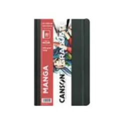 Canson Graduate Manga - Carnet de dessin - 14 x 21 cm - 80 pages - 200 gr