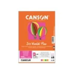 CANSON Iris Vivaldi - 20 feuilles de papier couleurs - A4 - 20 feuilles de papier couleurs fluo