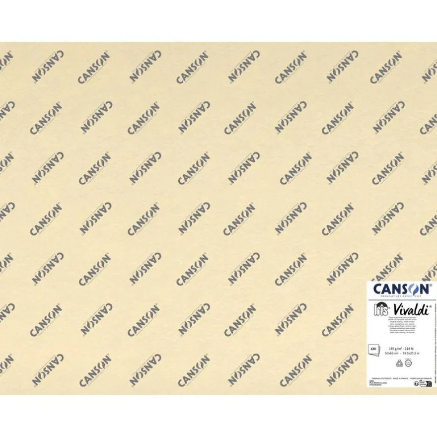 Canson Iris Vivaldi - Feuilles - 500 x 650 mm - 120 feuilles - variée - 185 g/m² - papier