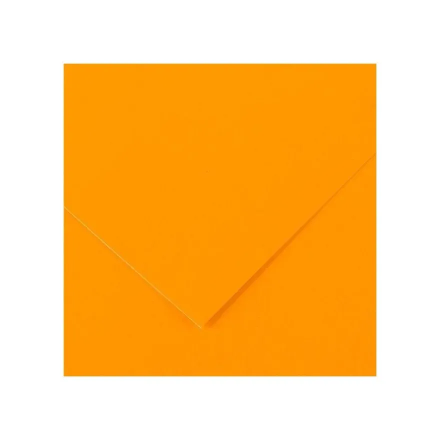 Canson Iris Vivaldi - Papier - 500 x 650 mm - orange fluo - 250 g/m²