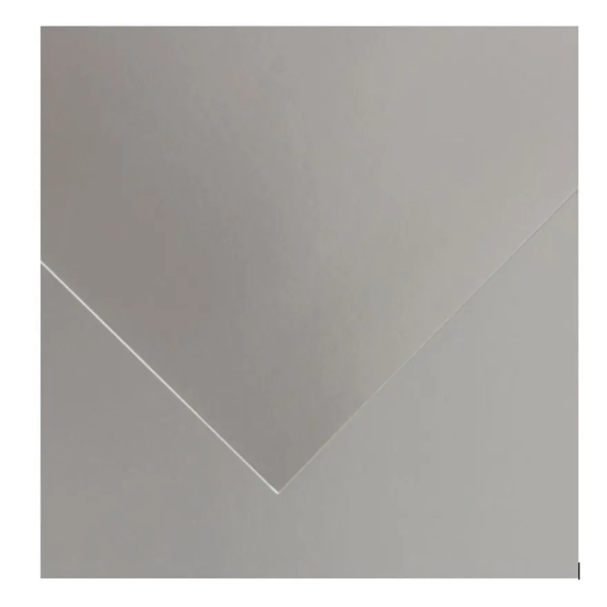 CANSON Iris Vivaldi - Papier Dessin Couleur - Lisse - 280 g/m² - Feuille - 50x65cm - Argent