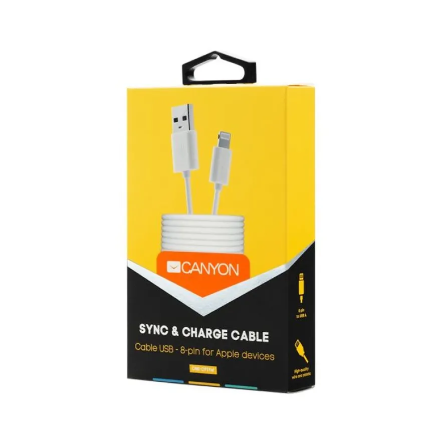 Canyon - câble Lightning / USB - 1 m - blanc