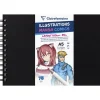 Carnet de dessin spiralé Manga Layout - A5 - 75 feuilles - 100gr - Clairefontaine