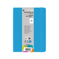 Carnet de notes A5 - Ligné - 240 pages - disponible dans différentes couleurs