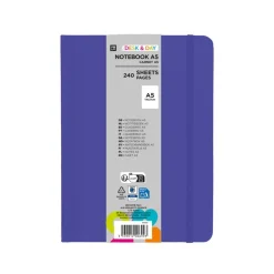 Carnet de notes A5 - Ligné - 240 pages - disponible dans différentes couleurs