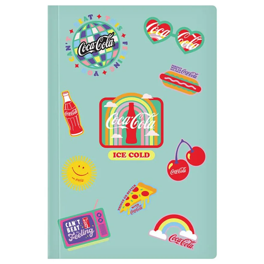 Carnet de notes Coca-cola sunshine - 128 pages - A5 - Viquel