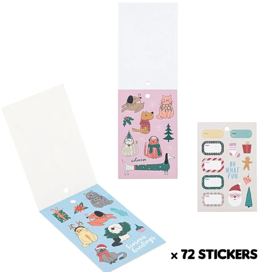 Carnet de stickers Noël - 72 stickers - Viquel