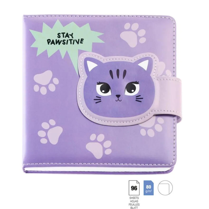 Carnet matelassé chat No Ordinatry Notes Back2Fun