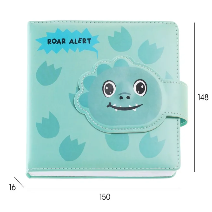 Carnet matelassé Dino No Ordinatry Notes Back2Fun