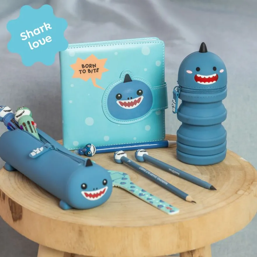 Carnet matelassé requin No Ordinatry Notes Back2Fun
