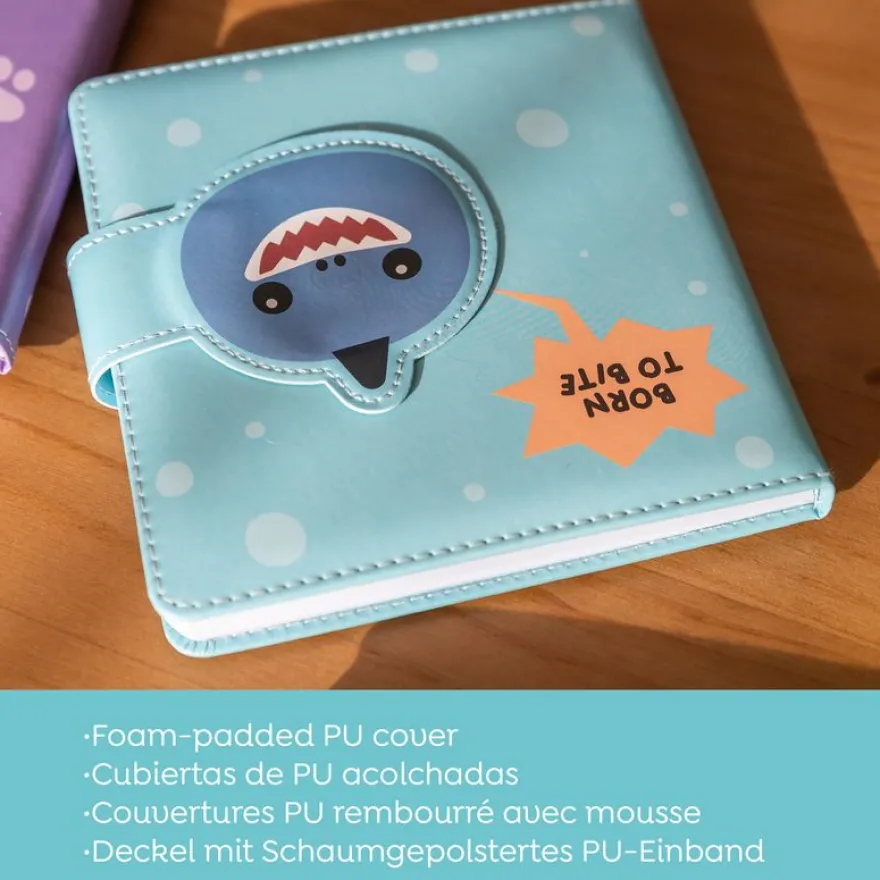 Carnet matelassé requin No Ordinatry Notes Back2Fun