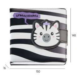 Carnet matelassé zèbre No Ordinatry Notes Back2Fun