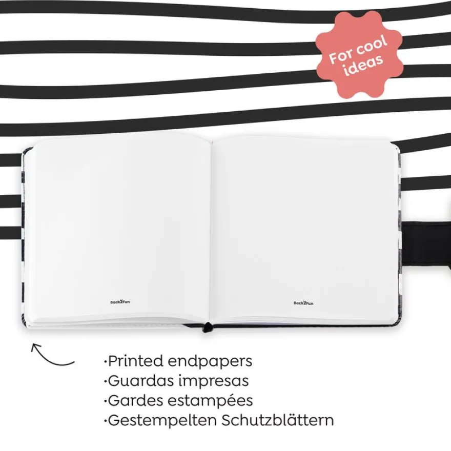 Carnet matelassé zèbre No Ordinatry Notes Back2Fun