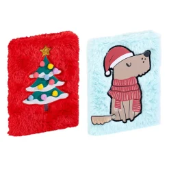 Carnet peluche Noël - 128 pages - couleurs assorties - Viquel