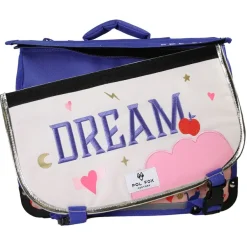 Cartable 38 cm Dream- 2 compartiments- rose- Pol Fox