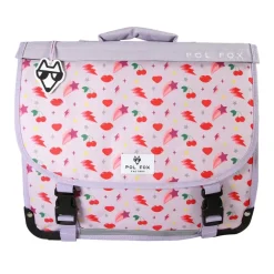 Cartable 41 cm Good Vibes- 2 compartiments- parme- Pol Fox