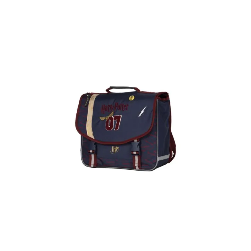 Cartable 38 CM HARRY POTTER QUIDDITCH -2 compartiments- marine- Kid'Abord