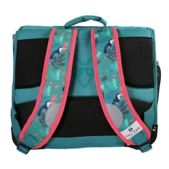 Cartable 41 cm Jungle- 2 compartiments- vert- Pol Fox