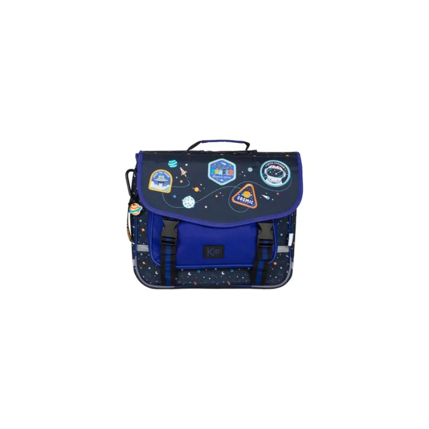 Cartable 38 CM KIP ASTRO -2 compartiments- marine- Kid'Abord
